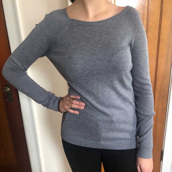 Grey Ladies Peek a Boo Top - Picture 3 of 5